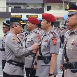 Polrestabes Medan Gelar Sertijab 2 PJU dan Kapolsek Tuntungan